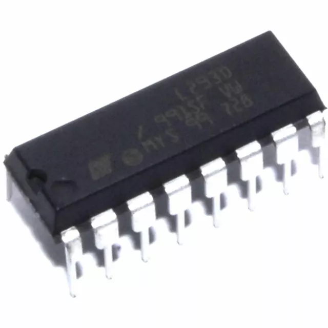 5pcs L293D Double H-Bridge Chipset 1A Pas à Dc Moteur Bipolaire Flux Workshop