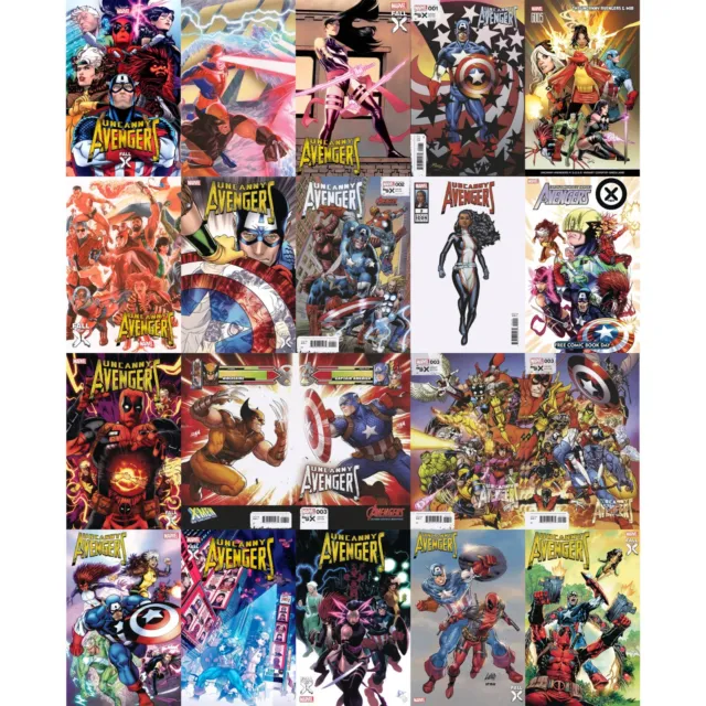 Uncanny Avengers (2023) 1 2 3 4 Variants | Marvel Comics | COVER SELECT