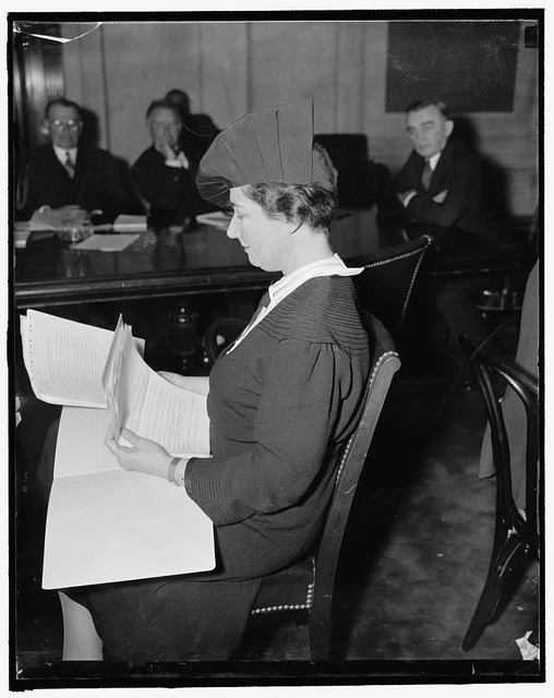 Reproduced 1938 Photo Opposes Equal Rights Amendment Washington, DC, Feb 7 Do z