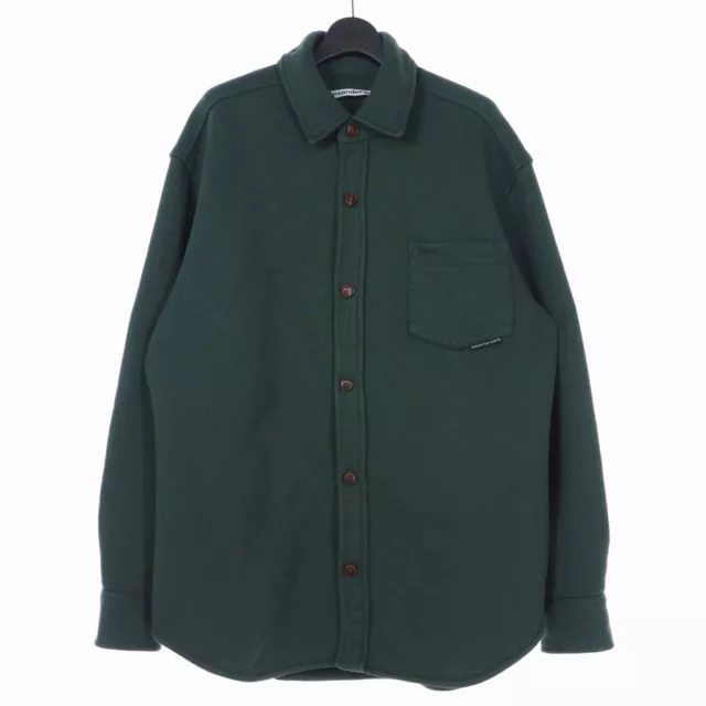 Alexander Wang Terry Shirt Jacket Blouson L Green Regular Men'S