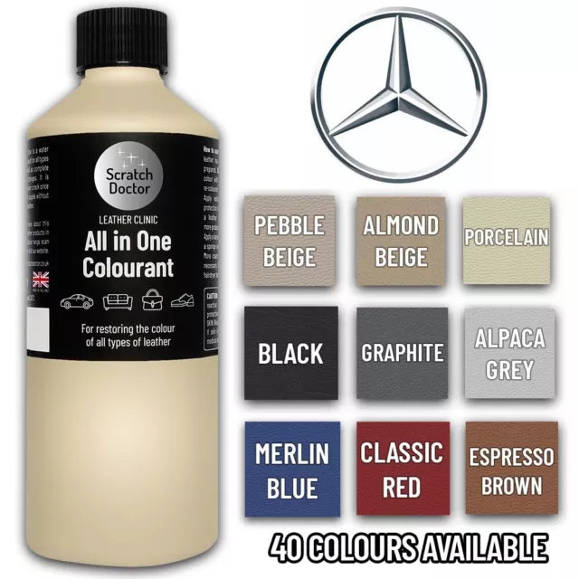 Leather Car Repair Paint for BMW Car Seats - ALL IN ONE Dye & Colour  Restorer