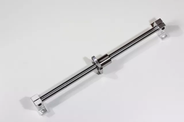 Rail rond linéaire 300 mm avec supports d'extrémité SHF, roulement LMK, tailles 8,10,12 mm, CNC