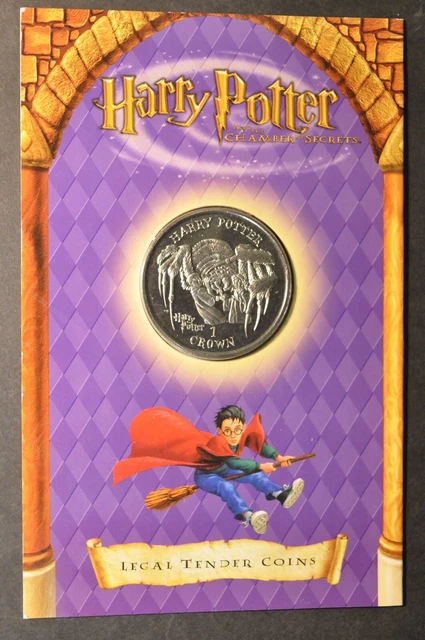 Isle of Man Crown 2002 Harry Potter Spider Aragog KM#1152 (MD)