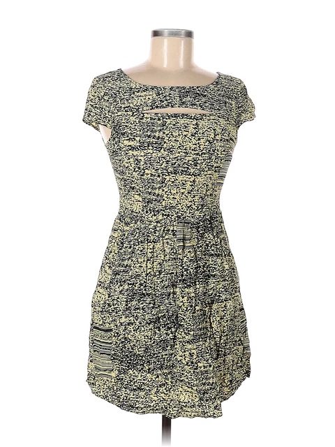 Something Else by Natalie Wood Women Yellow Casual Dress 6
