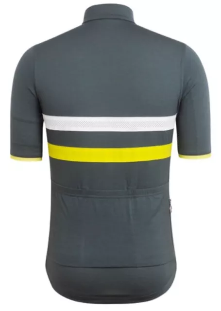 Rapha Brevet SS Windblock Trikot dunkelgrün/weiß brandneu mit Etikett Größe L 2