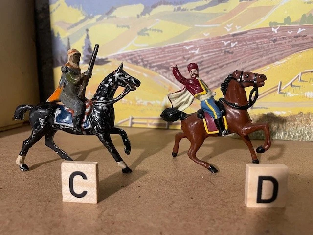 4 Soldats Plomb Creux – Chasseurs Alpins Au Défilé – 54mm – WW1 – Français