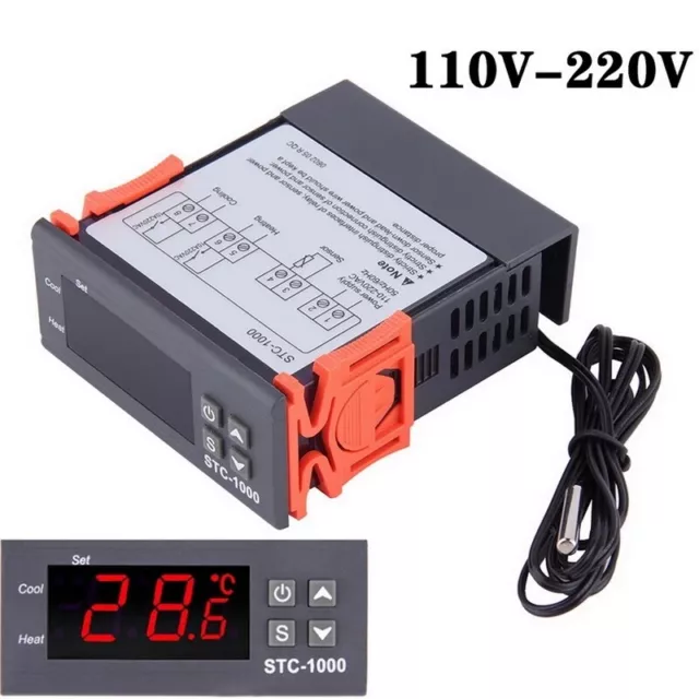 110V-220V STC-1000 All-Purpose Temperature Controller Thermostat Aquariu_ff