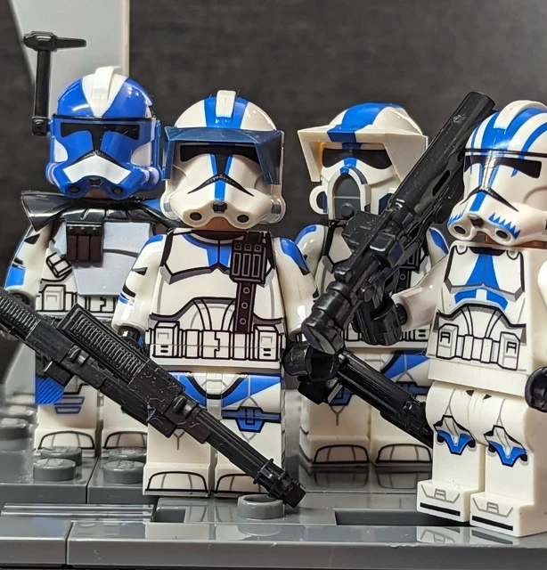 LEGO STAR WARS Custom Minifig 501st Legion Clone Trooper Battlepack (4x ...
