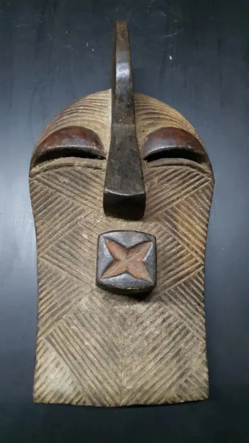 MASQUE SONGYE SONGWÉ CONGO  ART TRIBAL AFRICAIN ANCIEN STATUETTE AFRICAINE  41cm