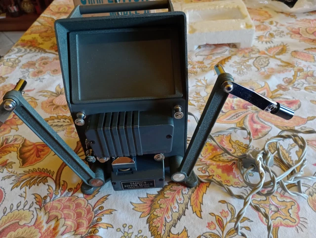 moviola 8mm editor Yashica mod. II vintage funzionante con scatola