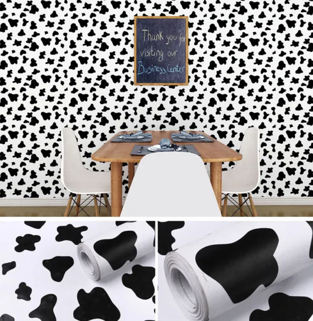 Black White Peel and Stick Wallpaper Removable Self-Adhesive Contact Paper D
