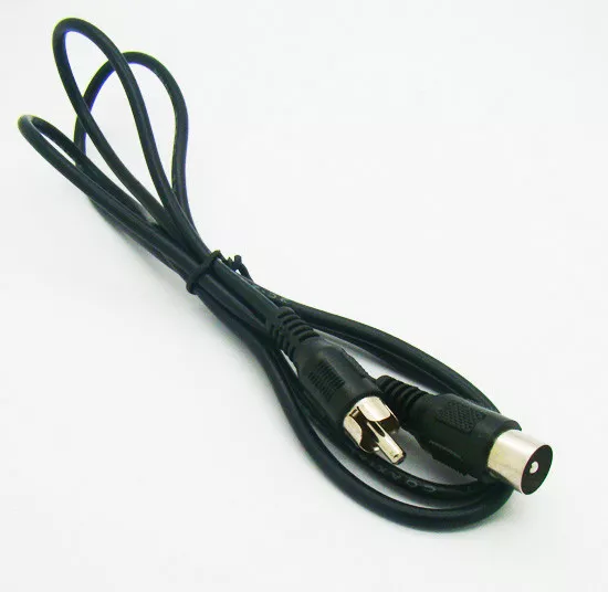 RF TV Cable Aerial Lead For Sega Mega Drive 1 & Sega Master System 1