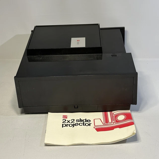 Vintage GAF 2660 2x2 Slide Projector TESTED & WORKING Needs a Bulb