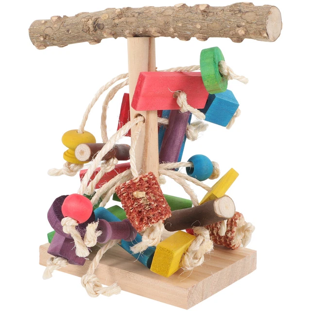 Papageienständer Wellensittich Zubehör Für Käfig Vogelkäfig Spielzeug Aufstehen