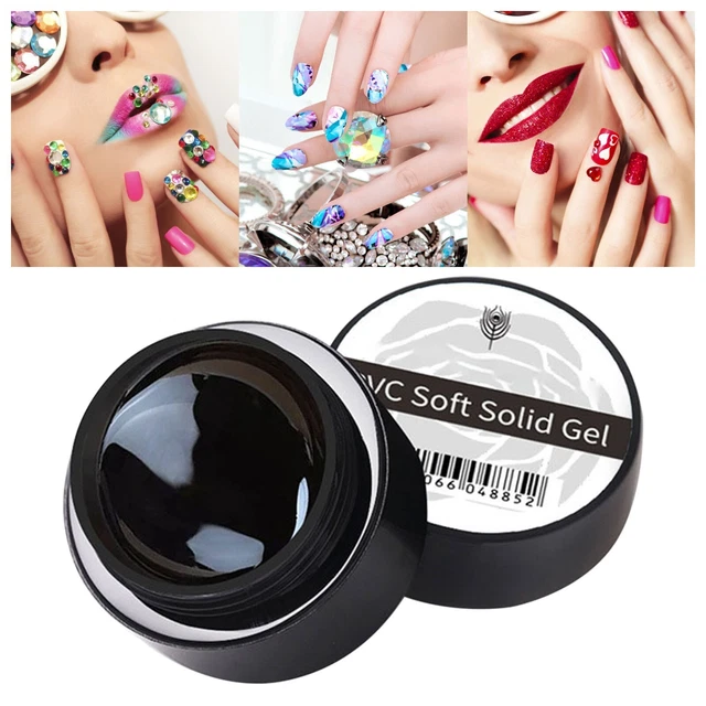 Nail Pvc Solid Gel Modeling Glue Diy Carved Gel Glue High Complete Nail Set