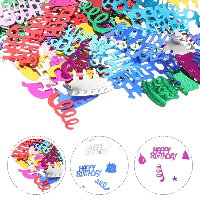 Birthday Confetti Dining Room Table Decor Crafting Metallic Foil Balloon