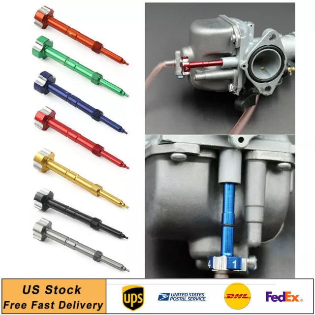 For Honda Easy Adjust Fuel Mixture Screw Motor ATV Fcr Carb Air Carburetor Blue