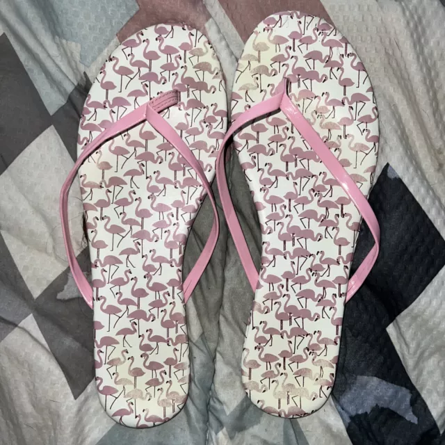 LC Lauren Conrad Honey 2 Women’s flip flop Sandals size 8 - Pink Flamingo