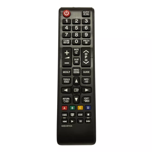 Ersatz TV Fernbedienung für Samsung UE46EH6030W Fernseher