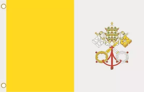 Flagge Fahne Vatikan 90 x 150 cm zum Hissen