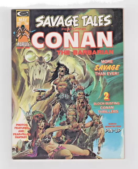 Savage Tales #4 Nm Marvel Comics 1974 Bronze Age Conan Neal Adams G Kane B Smith
