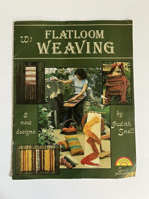 Groovy 1976 Judith Snell bolso de tejido colgantes de pared libro patrón