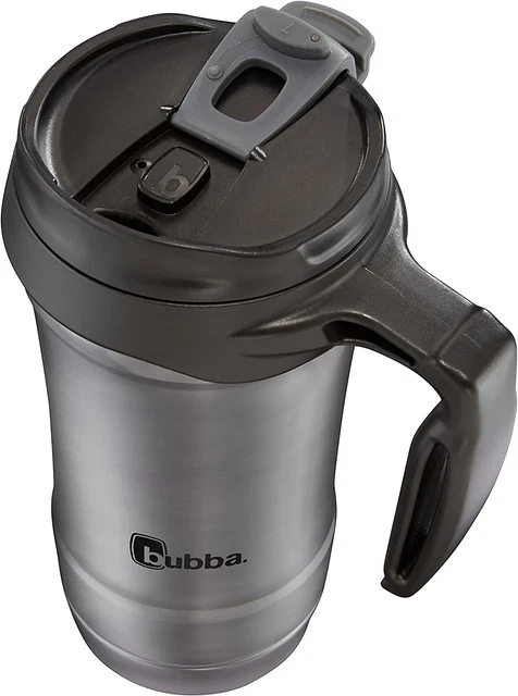 Bubba Hero Dual-Wall Vacuum-Insulated Stainless Steel Travel Mug, 18 Oz., Gunmet 4