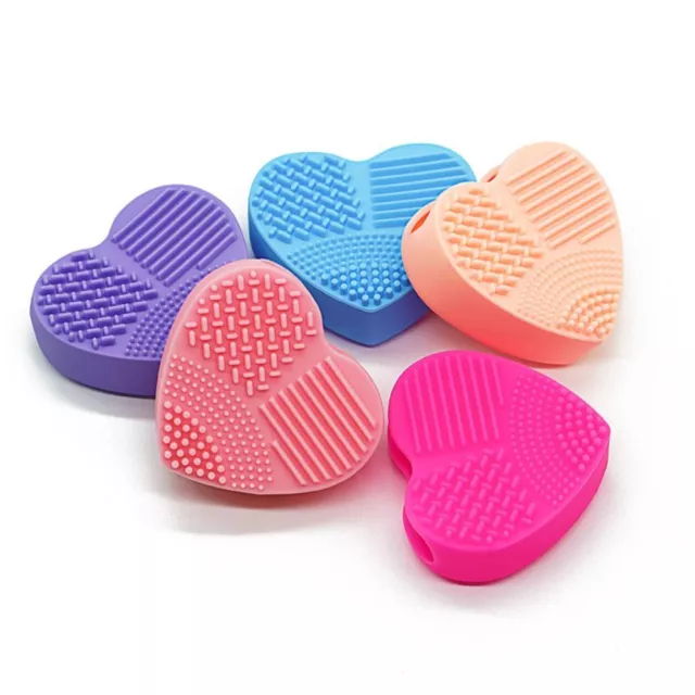 Colorful Scrubber Board Unique Cleaning Mat Makeup Brush Cleaning Pads  Women