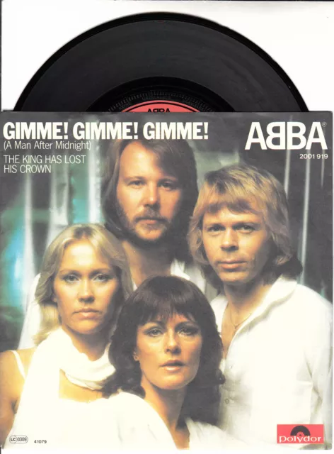 ABBA  Gimme! Gimme! Gimme! (A Man After Midnight) PICTURE SLEEVE 7" 45 BRAND NEW