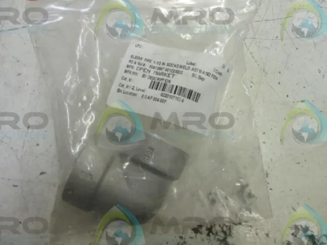 Open Market Elbow Pipe 1-1/2 In * New No Box *