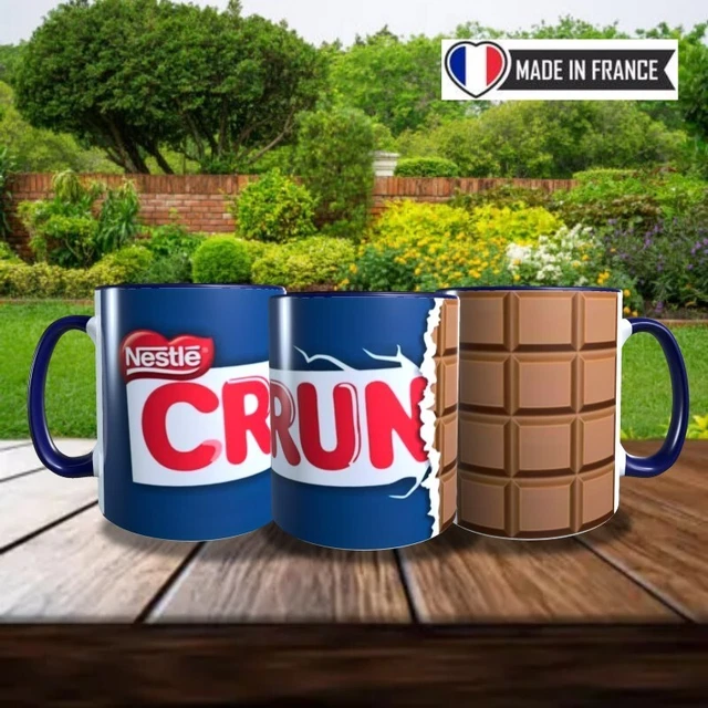 Mug Céramique Décor Façon Tablette De Chocolat Galak, Made In France - Neuf Sous Boîte