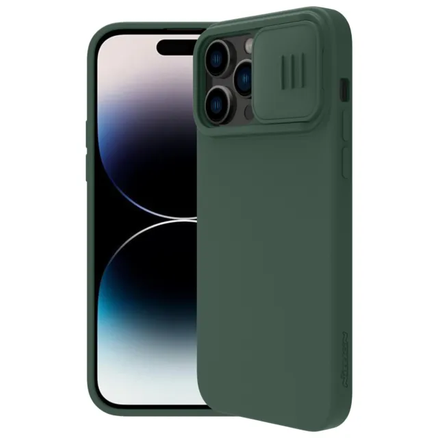 Nillkin CamShield Liquid Silicone MagSafe Case iPhone 14 Pro Max - Foggy Green