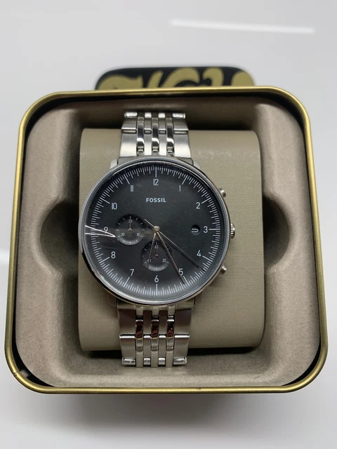 Chase timer chronograph smoke stainless steel watch sale