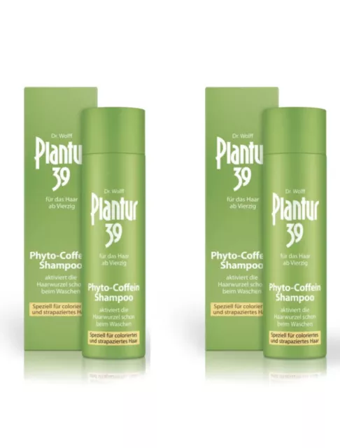 Plantur 39 Phyto-Coffein Shampoo speziell für coloriertes Haar 2x250ml 100% OVP