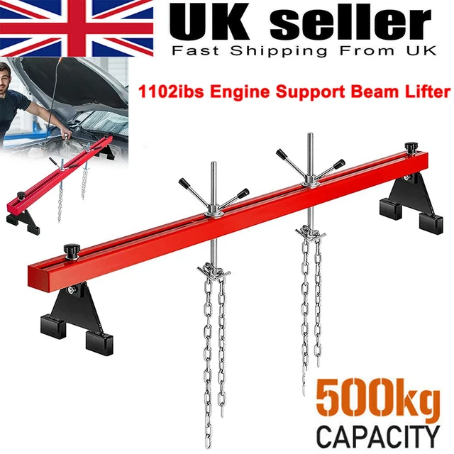 500KG HEAVY DUTY Engine Support Beam Gearbox Bar Double Support