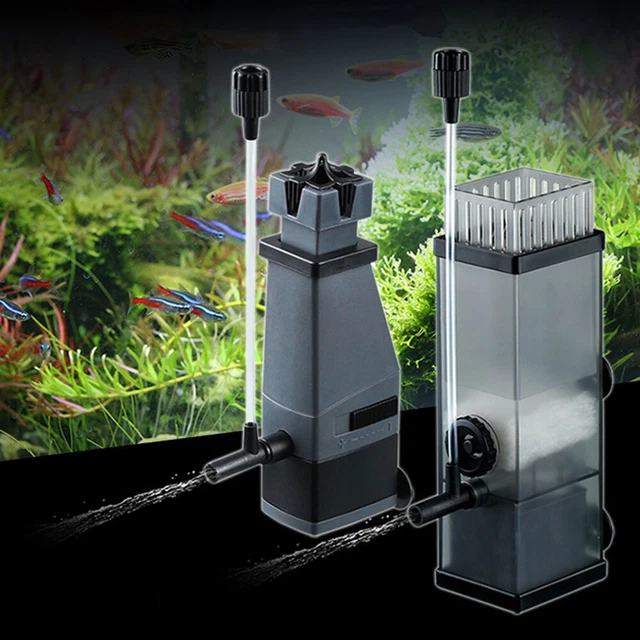 SURFACE CIMMER WATER Purification Aquarium Surface Protein Skimmer for Fish Tank EUR 18,77