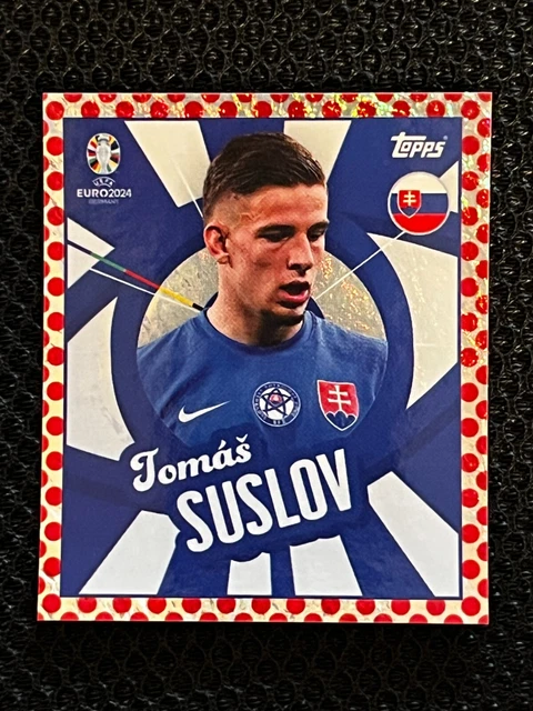 Autocollant Topps Euro 2024 – Wilfried Gnonto, Italie, Rookie, Lecteur Euro Border