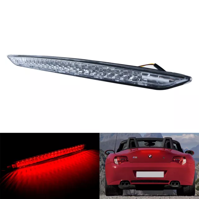 Paire Rouge LED 3eme feu stop Feux arrière Lampe Clair Pour BMW Z4 Roadster E85