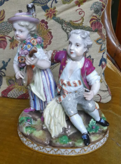 19th Century Meissen Porcelain Figure