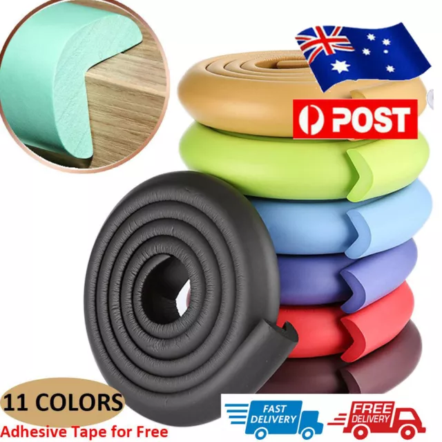 2M Kids Baby Table Guard Strip Edge Protection Desk Corner Protector Soft Foam