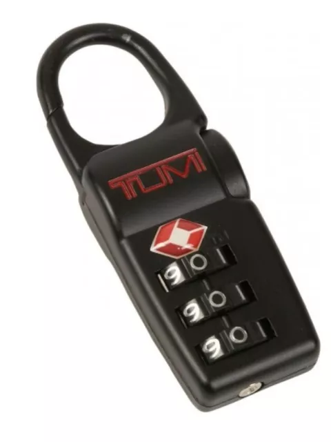 New Tumi Alpha Black TSA Luggage Combination Lock
