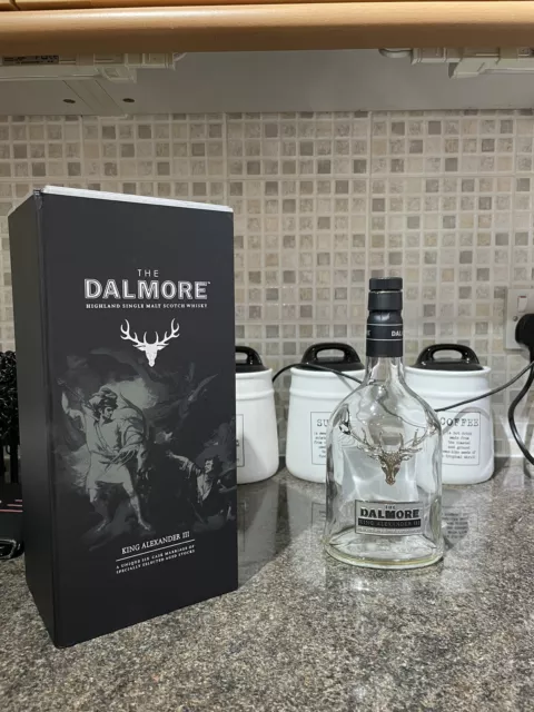 Dalmore King Alexander III - Empty Whisky Bottle & Box