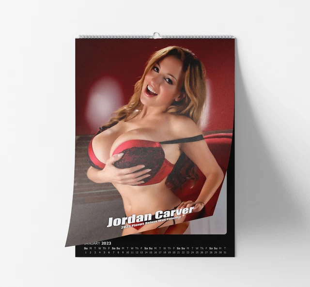 SEXY JORDAN CARVER Pinups Deluxe Photo 2025/5 choose start month
