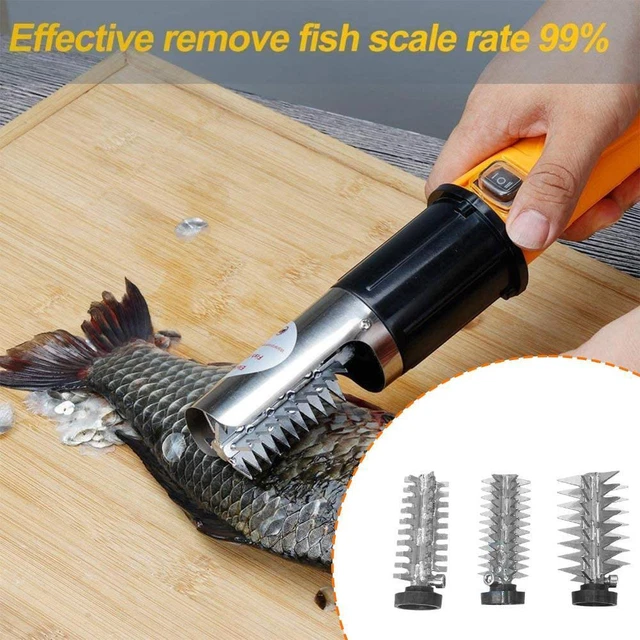 FISH SCALE REMOVER Accessories Electric Scaler Remove HeaT8 Too K4O5