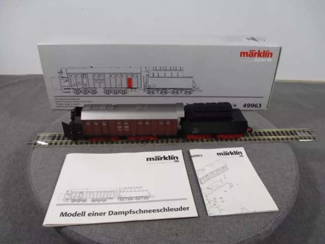 Märklin Spur H0 49963 BR Dampfschneeschleuder 700617 der DRG Digital Sound OVP