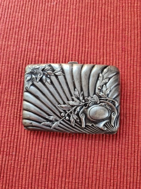 BELLE TABATIERE BOITE A Cigarette Argent Massif 800 EUR 89,00 - PicClick FR