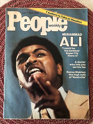 People Magazine boxing  Muhammad Ali Cover July 7, 1975