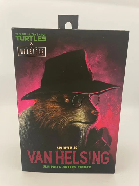 NECA Universal Monsters x Teenage Mutant Ninja Turtles Splinter as Van Helsing