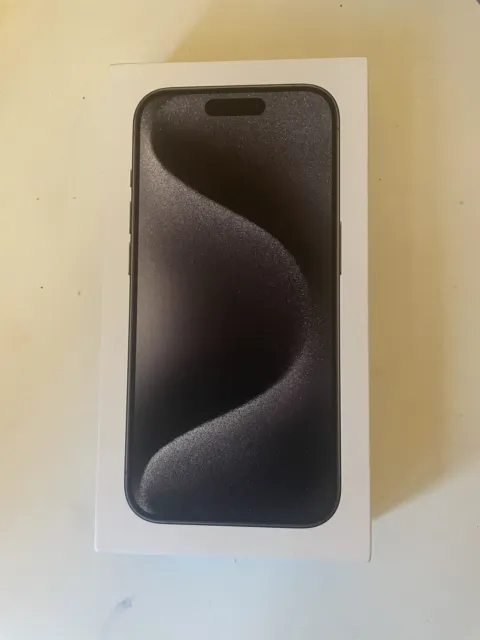 iPhone 15 Pro 128gb Black Titanium Brand New Unopened Still Sealed