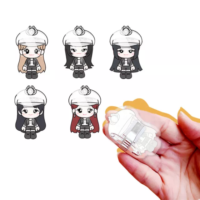 1pc Kpop (G)I-DLE 2nd Full Album Super Lady Cartoon Acrylic Cute Brooch Badge